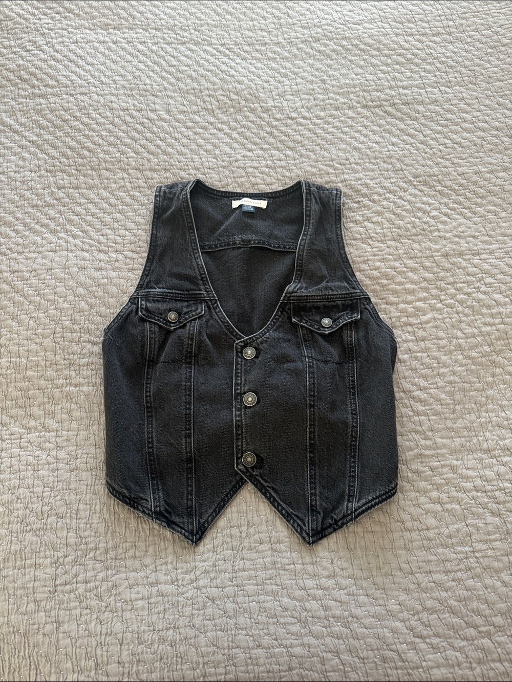 American Eagle Denim Vest